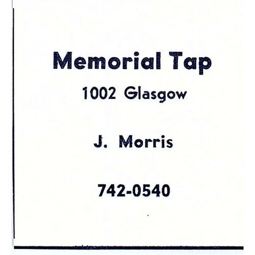 Memorial tap morris 1002 - memorial,