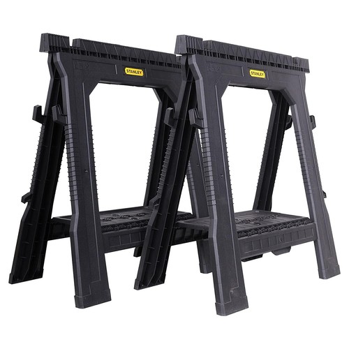 Stanley folding sawhorse twin - sawhorse,