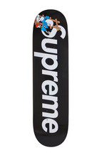 Supreme Smurfs Skateboard Black FW20