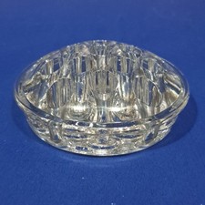 Vintage glass flower frog - flower,