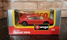 Bburago Red Ferrari 348 tb 1:43 Scale Diecast Model 4139 Burago