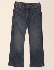 LEVI'S Womens 555 Bootcut Jeans W28 L32 Blue Cotton F006