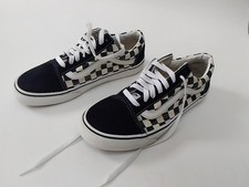 VANS Sneakers Black/White chequered Size 6.5 Used