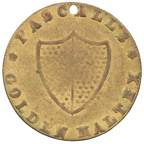 Pasall golden maltex spade - golden, "spade