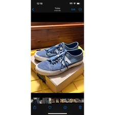 HUF Blue Canvas Skate Shoes
