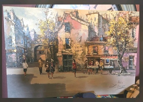 Louis basset lrge - basset, oil