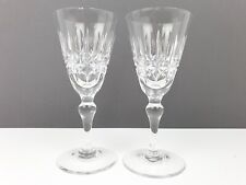 2 x Vintage Thomas Webb Kingswinford Pattern Port Wine Sherry Glasses Signed