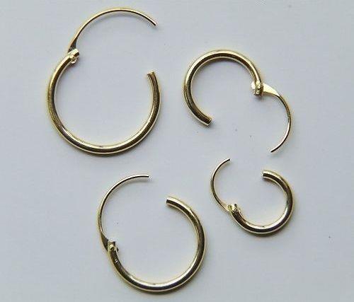 Single 14ct gold - 14ct, plated
