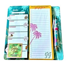 Golden Girls Things To Do Note List Pad and Pen Weekly Planner Want It Go For It
