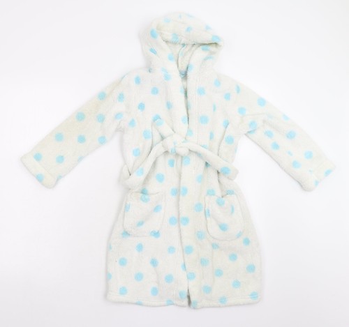 Girls white polka dot - white,