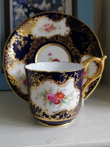Antique coalport coffee - coalport, cup