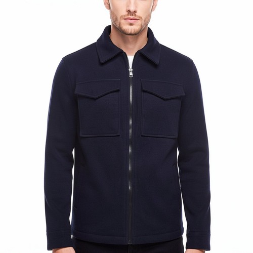 New mens coat wool look - mens, jacket