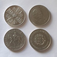 Commemorative Crown Coins x 4