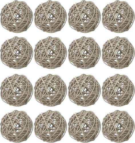Pcs wicker rattan - 12, balls