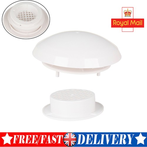 White mushroom roof air vent - white,
