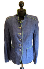 LANDHAUS Ladies Blue Linen Mix