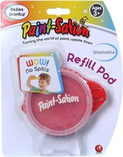 Paint-Sation Refill Pod - Red - Anti-Gravity Washable Poster Paint - No  Spills