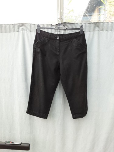 Bhs black linen viscose blend - linen,