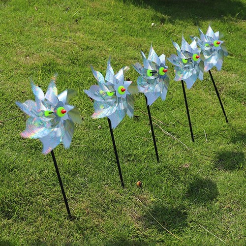 Garden bird repeller pinwheels - garden,
