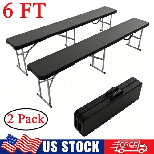 6ft plastic folding bench - 6ft,