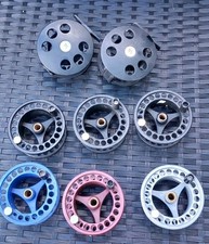 2 X Compo 69 Danish Fly Fishing Reels Plus several Spare Spools. 