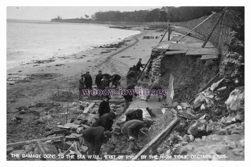 Rp07311 sea wall damage at - sea,