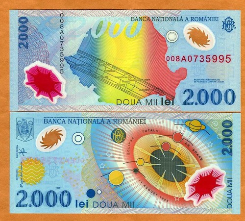 Romania 2000 lei - 2000, first