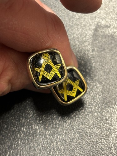Masonic cuff links souvenir - masonic,