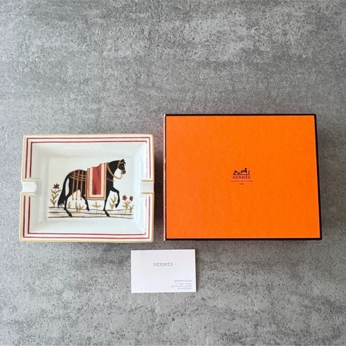 Hermes ashtray horse motif - ashtray,