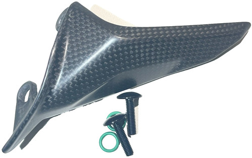 Chain guard cover lower - lower, carbon
