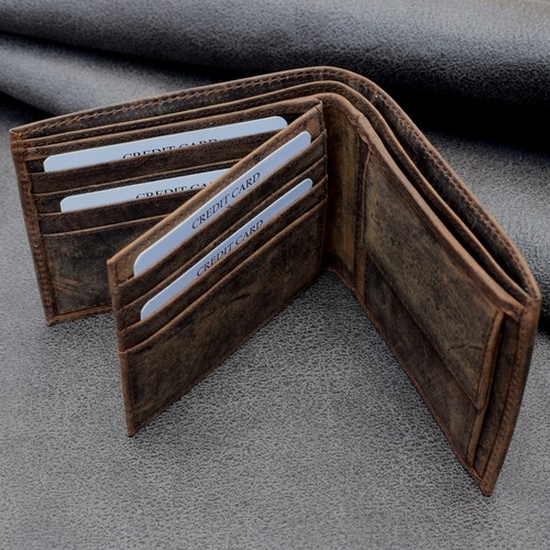 Mens genuine leather - genuine, wallet