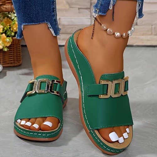 Ladies summer wedge - wedge, heel