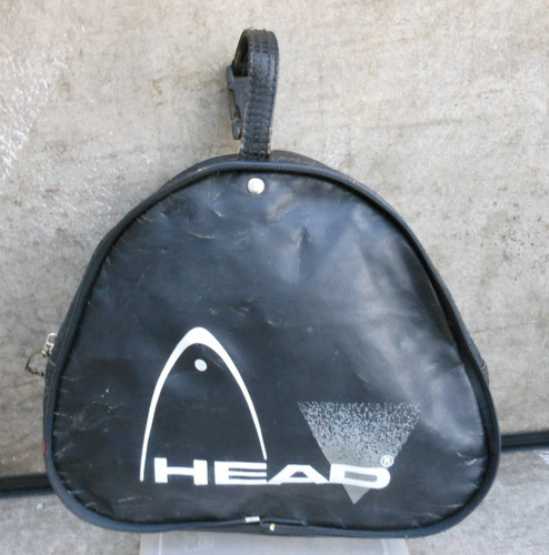 Vintage head bag zip - bag,