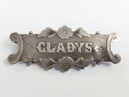 Antique sterling silver gladys - antique,