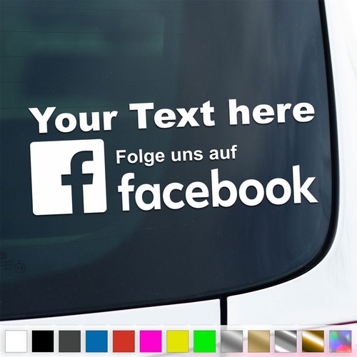 Facebook username sticker