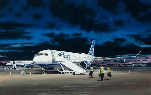 Airbus a220 jetblue airlines - a220,