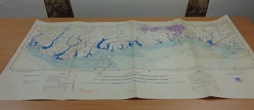 Rare ww2 map freetown - ww2,