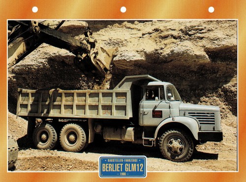Berliet glm12 1966 - 1966, card