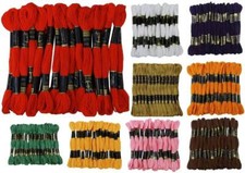 Anchor Cross Stitch Embroidery Threads 8 Skeins/Floss 8 Meter 100%Cotton thread