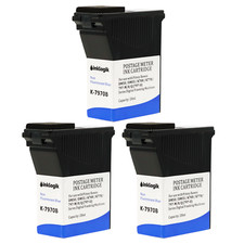 PITNEY BOWES DM50 DM55 DM60 K700 COMPATIBLE FRANKING INK CARTRIDGE BLUE - 3 PACK