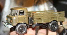 Gaz-66 1:43 Green Khaky Militar truck 4x4 Russian Miniature w/ original box 1995