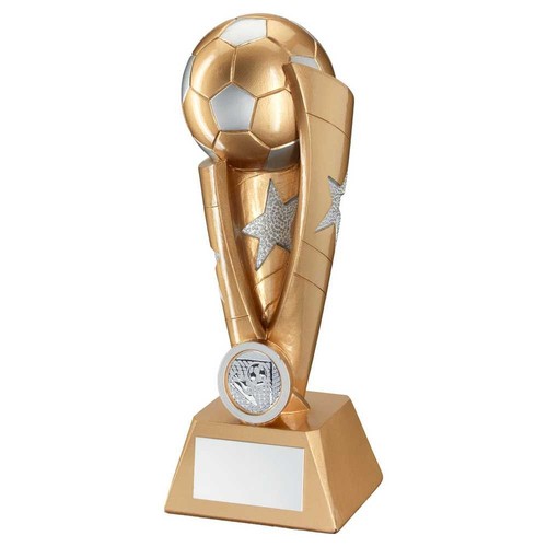 Cloaked football trophy award - football,