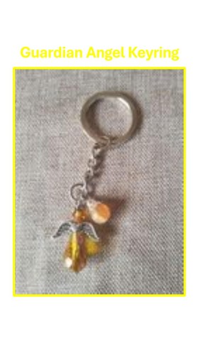 Guardian angel keyring - angel,