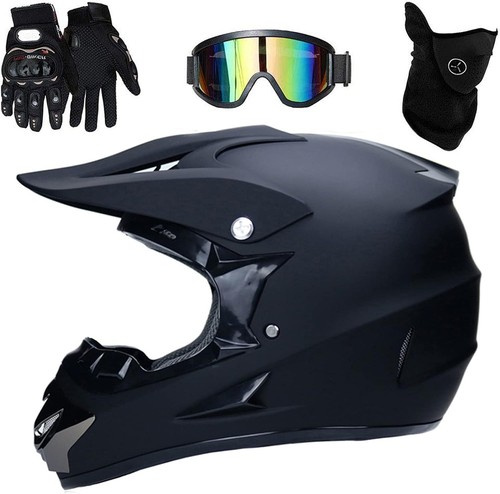 Matt black motorcycle cross - black,