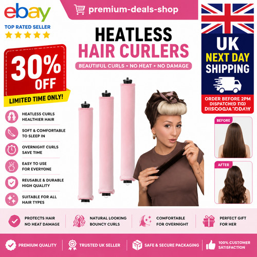 Heatless hair curler flexi - heatless,
