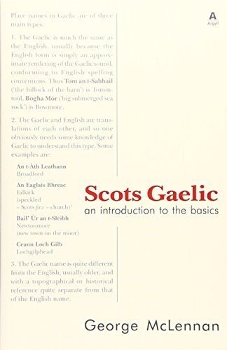 Scots gaelic introduction - gaelic:, an