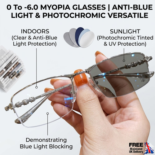 0 myopia glasses - -6.0,