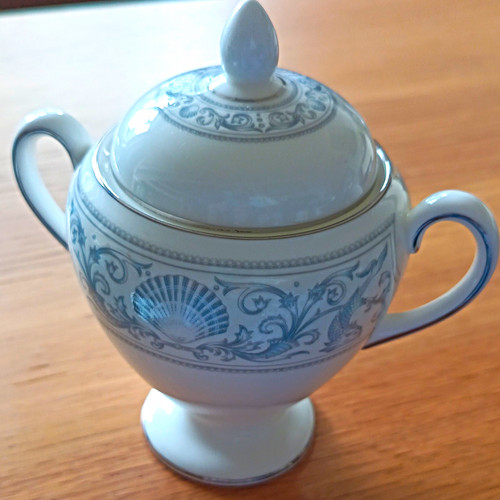 Wedgwood white dolphins lidded - wedgwood,