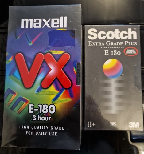 Maxell 180 hour - vx, vhs