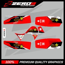 SUZUKI LT50 QUAD 84-99 GRAPHICS KIT DECAL KIT ROCKSTAR RED / WHITE / BLACK